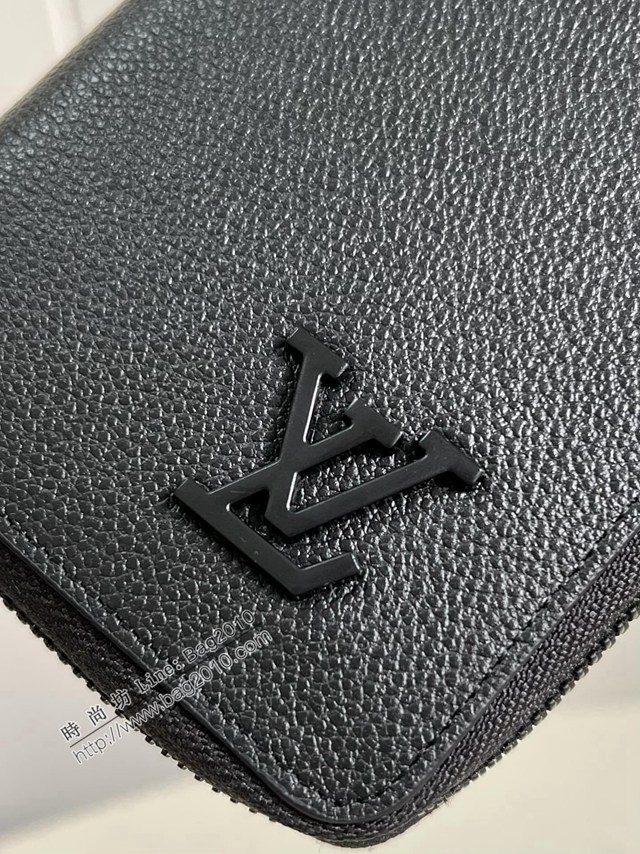 LV專櫃2023新款M69979單拉長錢包 路易威登空氣格拉姆皮革男士拉鏈長夾 dn1378